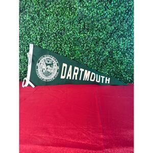 Vintage Dartmouth Felt Flag Pennant Made In The USA Mancave Sports Decor Gift